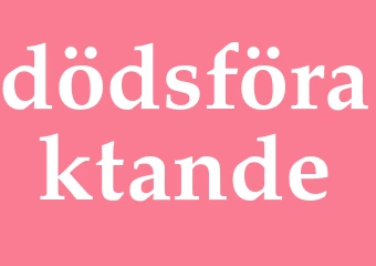 Synonym dödsföraktande