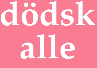 Synonym dödskalle