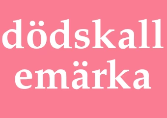 Synonym dödskallemärka