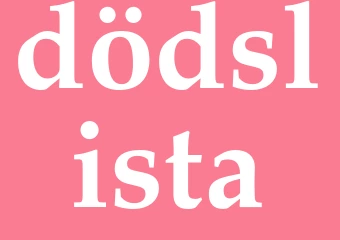 Synonym dödslista