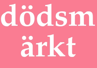 Synonym dödsmärkt