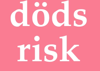 Synonym dödsrisk