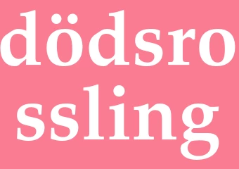 Synonym dödsrossling