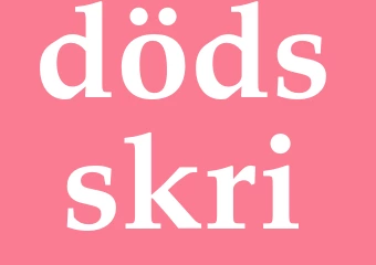 Synonym dödsskri