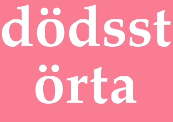 Synonym dödsstörta