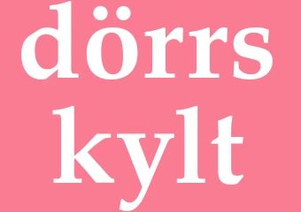 Synonym dörrskylt