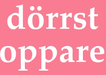 Synonym dörrstoppare