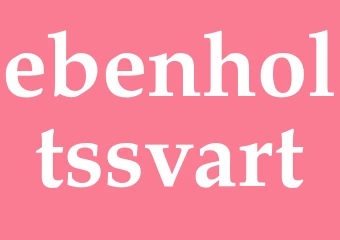Synonym ebenholtssvart