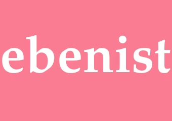 Synonym ebenist