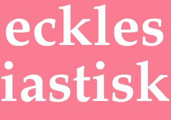 Synonym ecklesiastisk