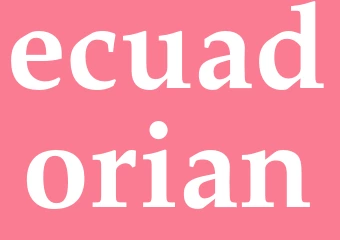 Synonym ecuadorian