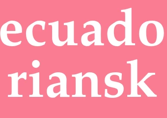 Synonym ecuadoriansk