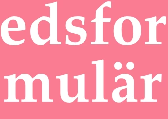 Synonym edsformulär