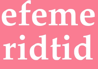 Synonym efemeridtid