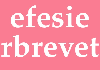 Synonym efesierbrevet