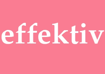 Synonym effektiv