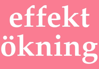Synonym effektökning