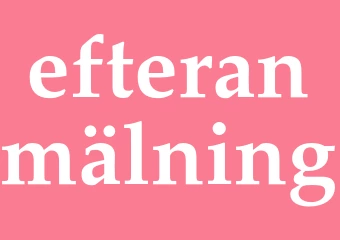 Synonym efteranmälning