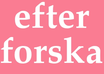 Synonym efterforska