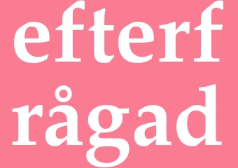 Synonym efterfrågad
