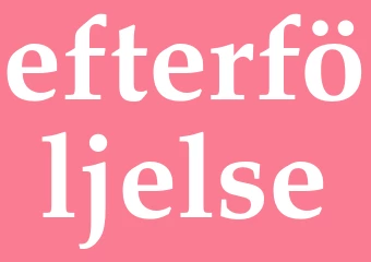 Synonym efterföljelse