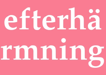 Synonym efterhärmning