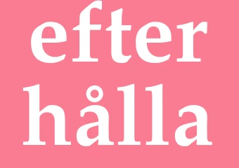 Synonym efterhålla
