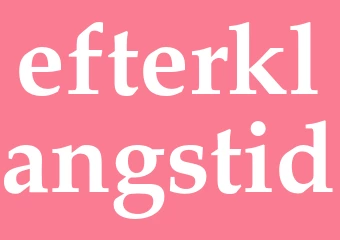 Synonym efterklangstid