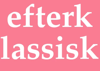 Synonym efterklassisk