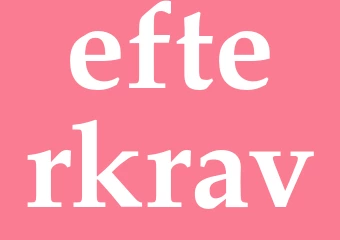 Synonym efterkrav