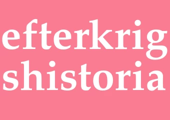 Synonym efterkrigshistoria