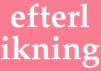 Synonym efterlikning