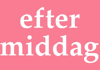 Synonym eftermiddag