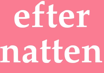 Synonym efternatten