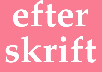Synonym efterskrift