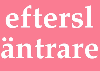 Synonym eftersläntrare
