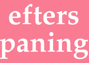 Synonym efterspaning