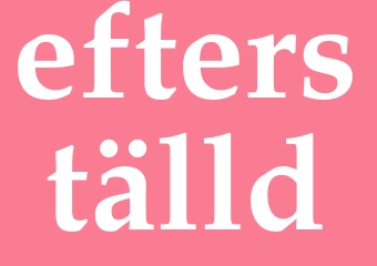 Synonym efterställd