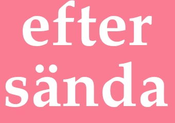 Synonym eftersända