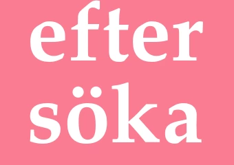 Synonym eftersöka