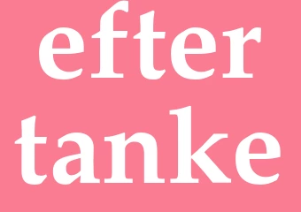 Synonym eftertanke
