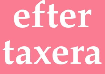 Synonym eftertaxera