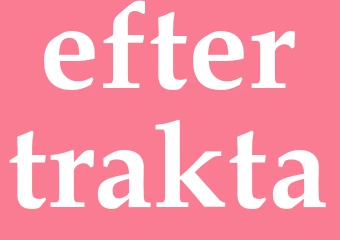 Synonym eftertrakta