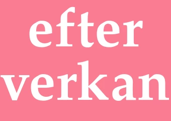 Synonym efterverkan