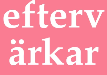 Synonym eftervärkar