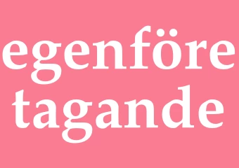 Synonym egenföretagande