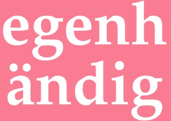 Synonym egenhändig