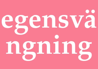 Synonym egensvängning