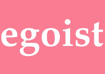 Synonym egoist