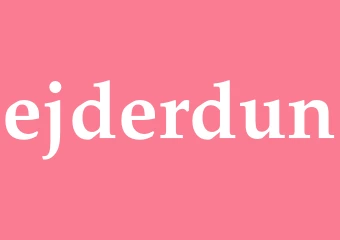 Synonym ejderdun